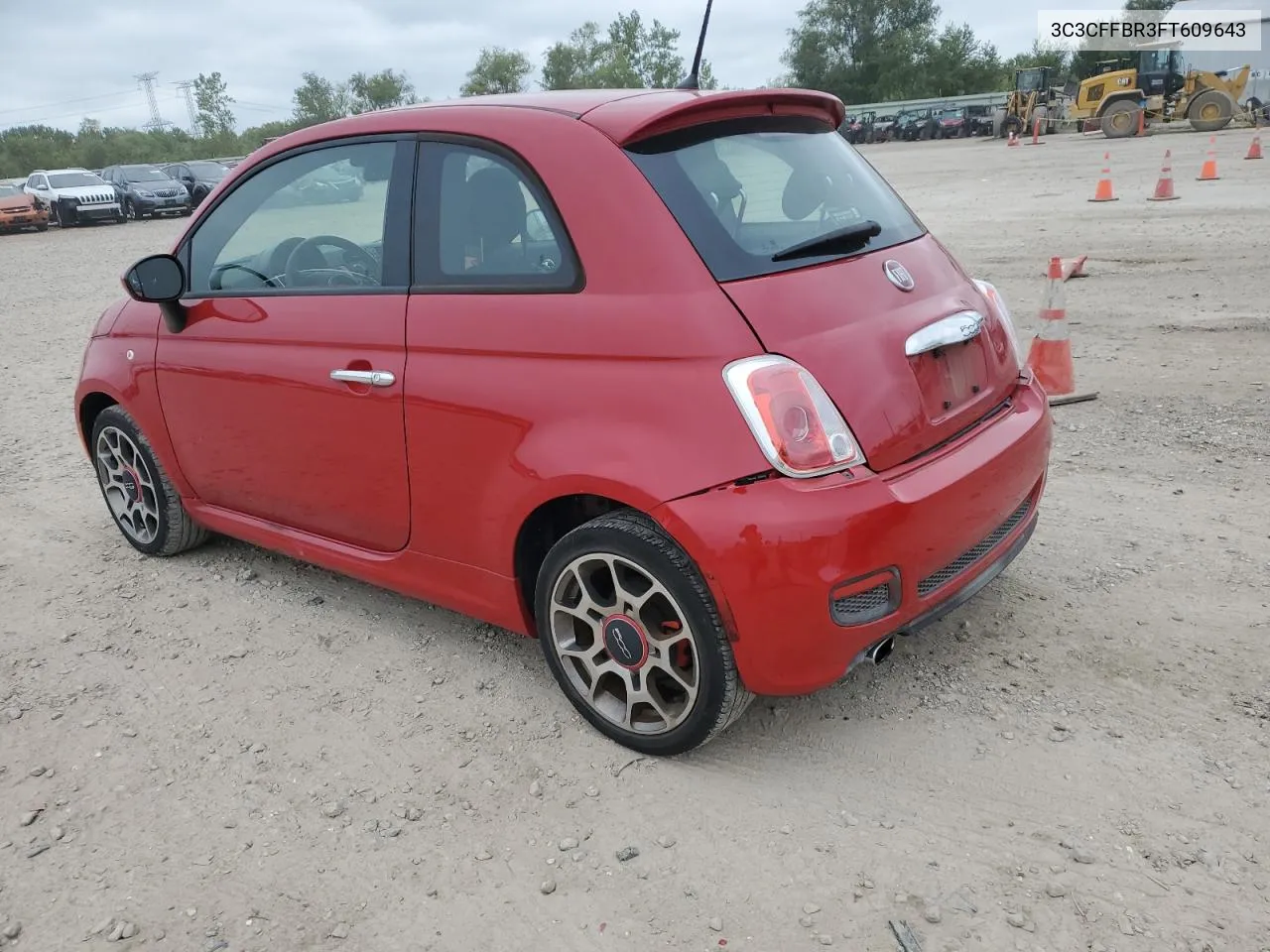 3C3CFFBR3FT609643 2015 Fiat 500 Sport