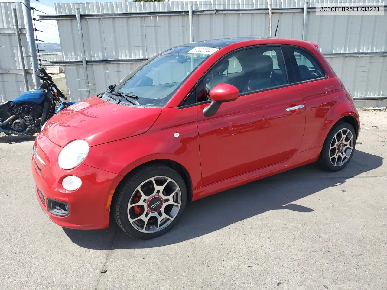 2015 Fiat 500 Sport VIN: 3C3CFFBR5FT733221 Lot: 69302244