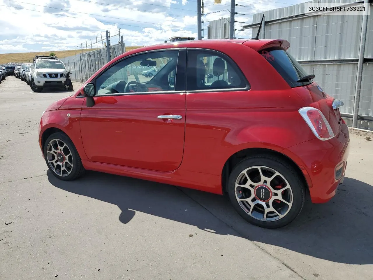 2015 Fiat 500 Sport VIN: 3C3CFFBR5FT733221 Lot: 69302244