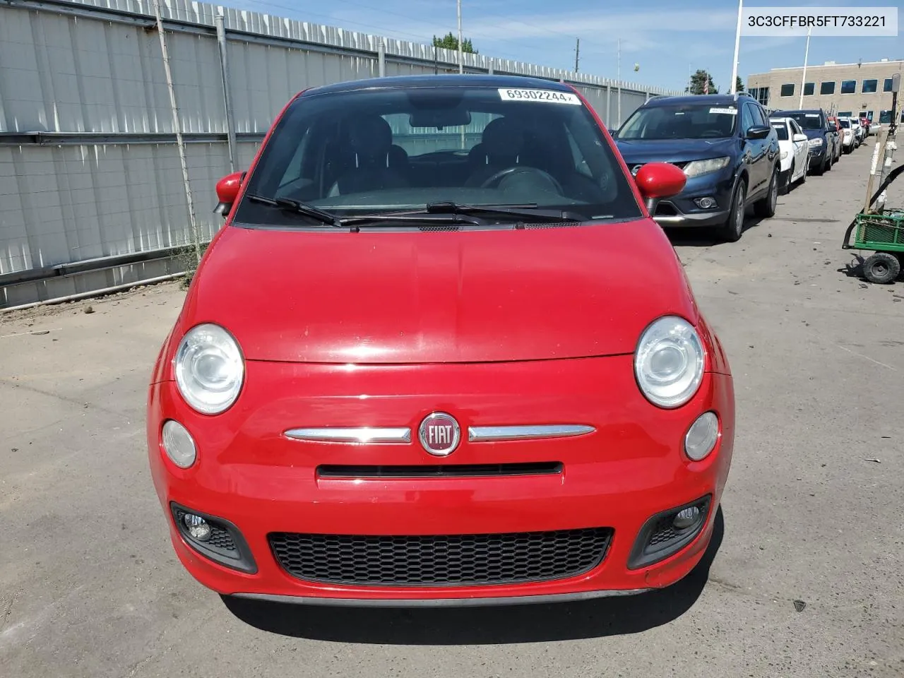 2015 Fiat 500 Sport VIN: 3C3CFFBR5FT733221 Lot: 69302244