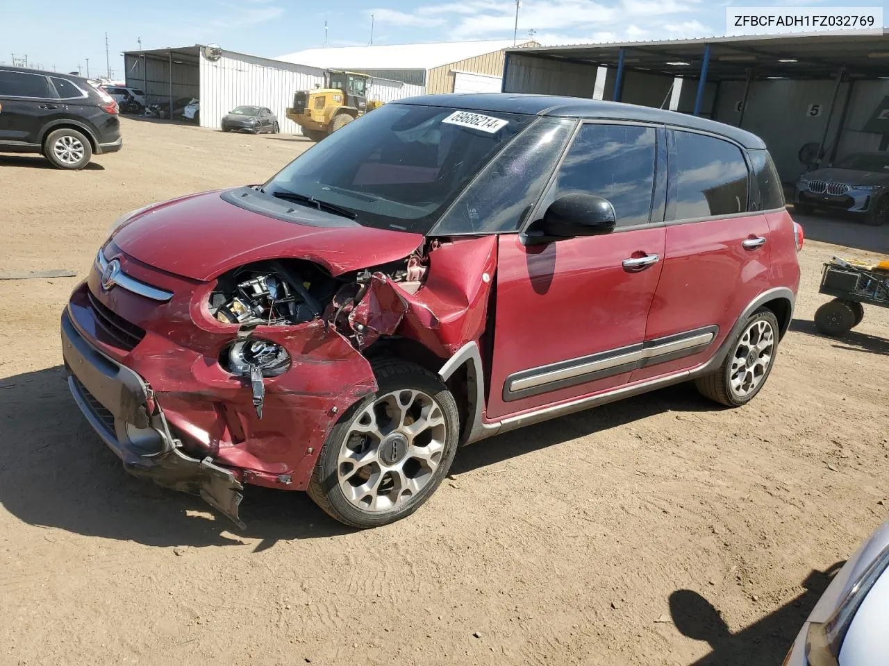 2015 Fiat 500L Trekking VIN: ZFBCFADH1FZ032769 Lot: 69686214