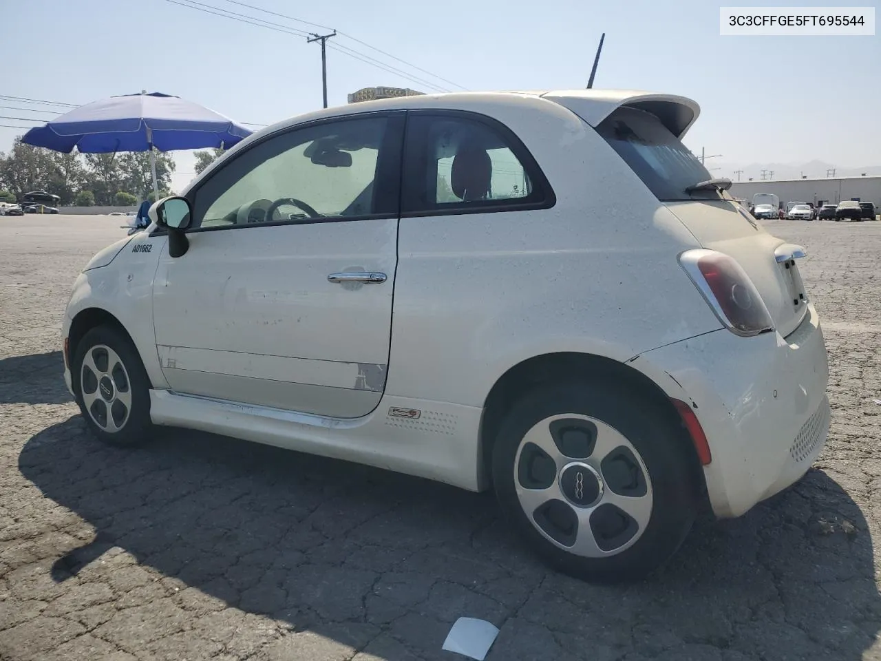 2015 Fiat 500 Electric VIN: 3C3CFFGE5FT695544 Lot: 69711404