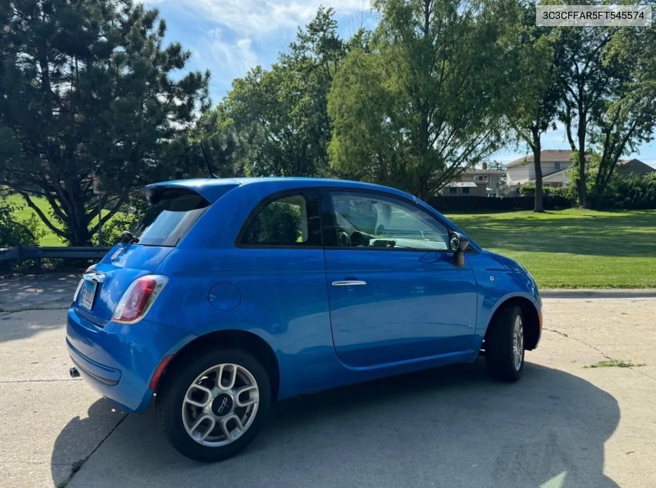 2015 Fiat 500 Pop VIN: 3C3CFFAR5FT545574 Lot: 70754914