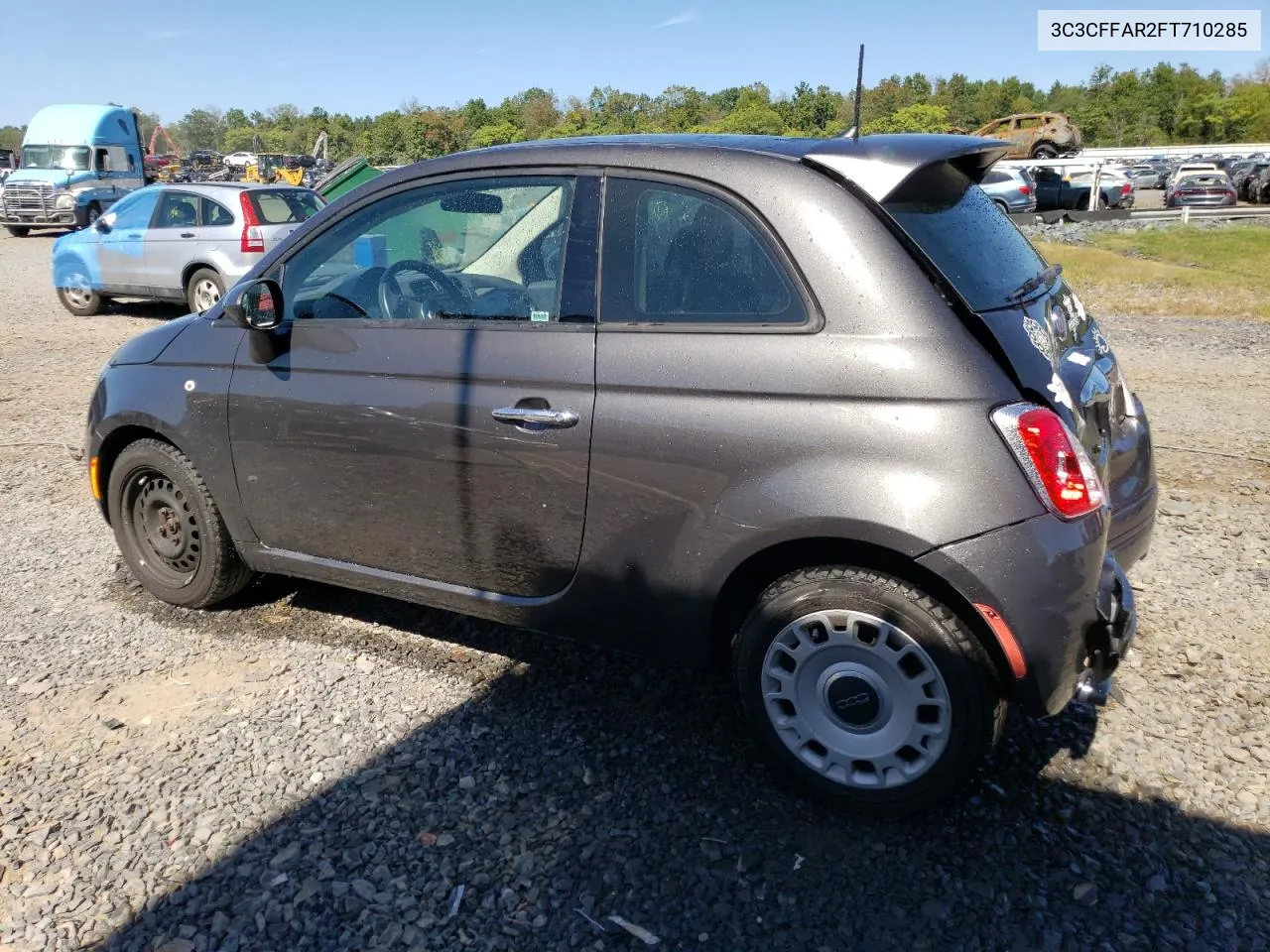 2015 Fiat 500 Pop VIN: 3C3CFFAR2FT710285 Lot: 70876084