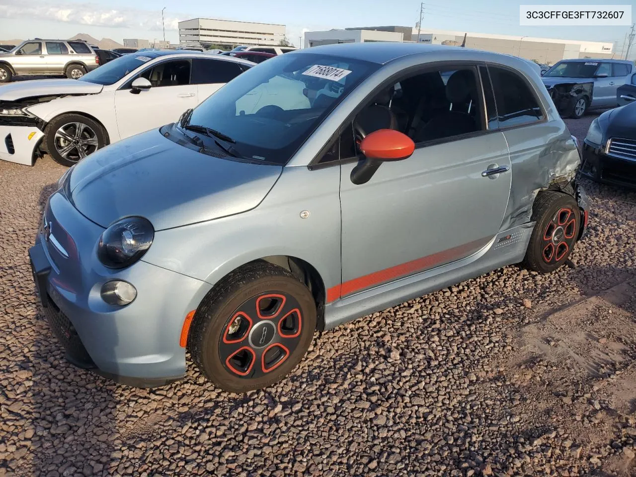 3C3CFFGE3FT732607 2015 Fiat 500 Electric