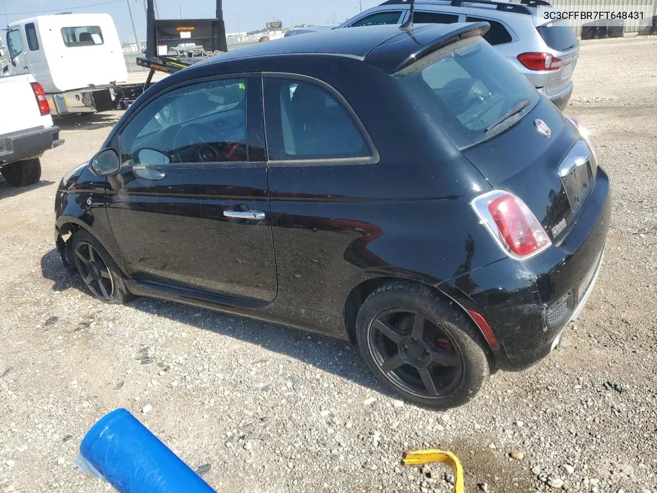 3C3CFFBR7FT648431 2015 Fiat 500 Sport