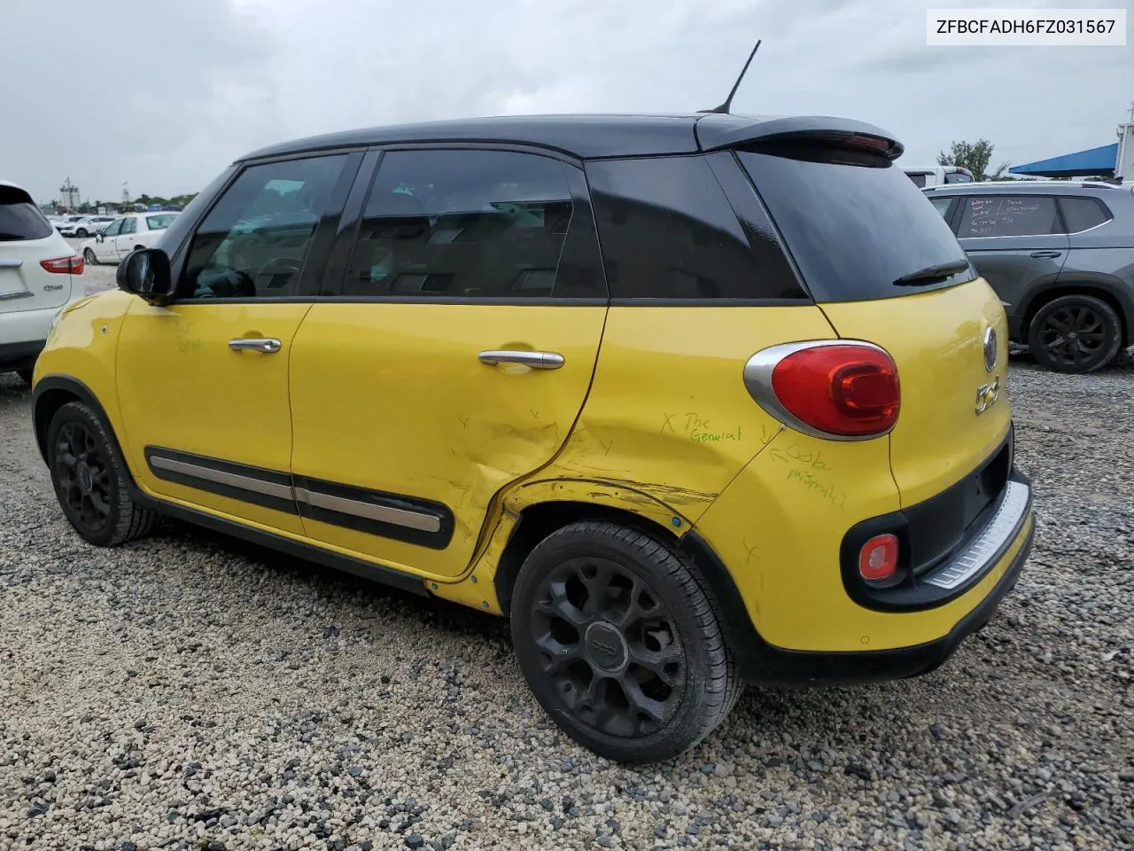 2015 Fiat 500L Trekking VIN: ZFBCFADH6FZ031567 Lot: 71836134