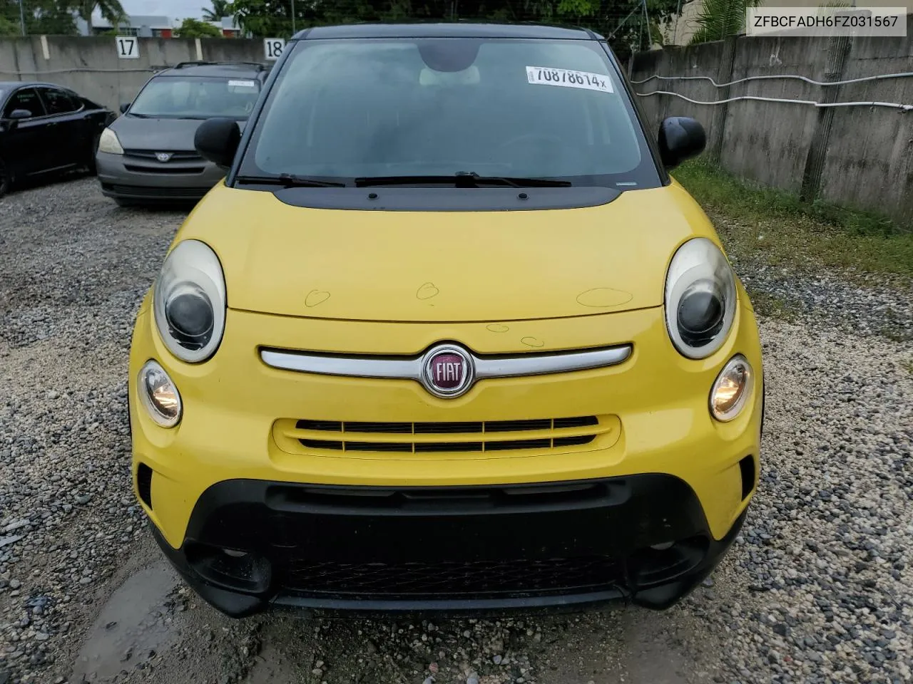 ZFBCFADH6FZ031567 2015 Fiat 500L Trekking