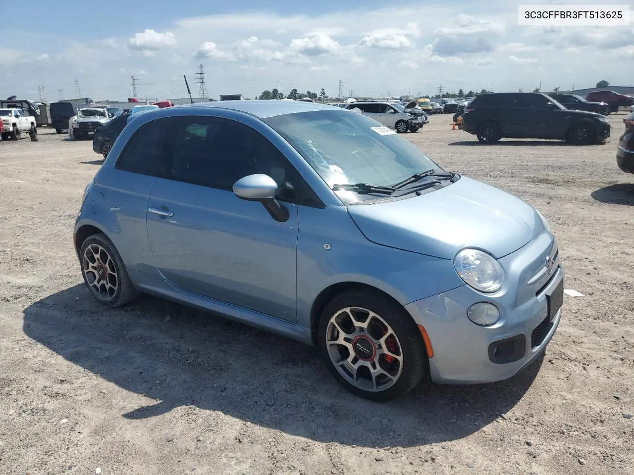 3C3CFFBR3FT513625 2015 Fiat 500 Sport