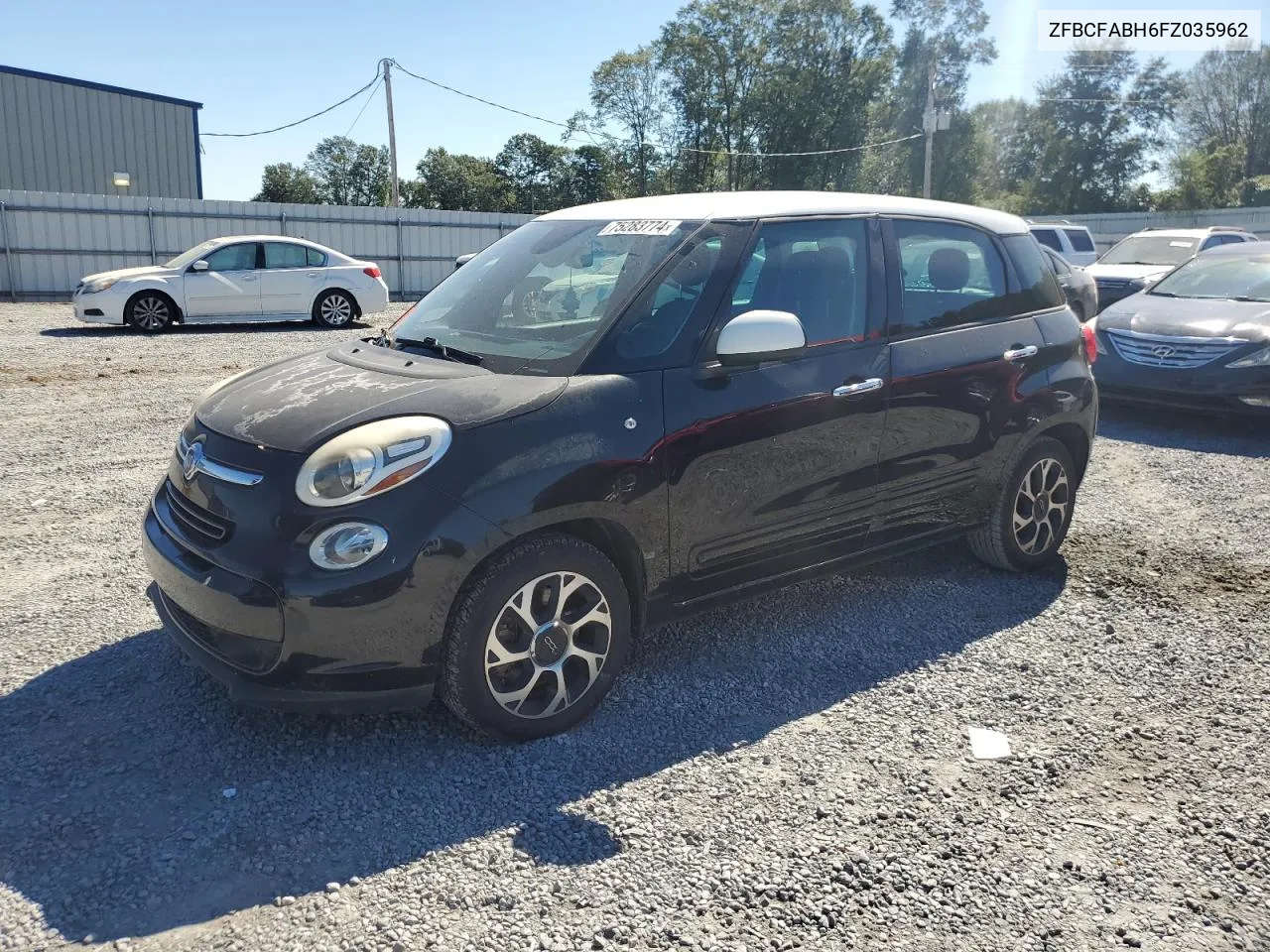 2015 Fiat 500L Easy VIN: ZFBCFABH6FZ035962 Lot: 75283774