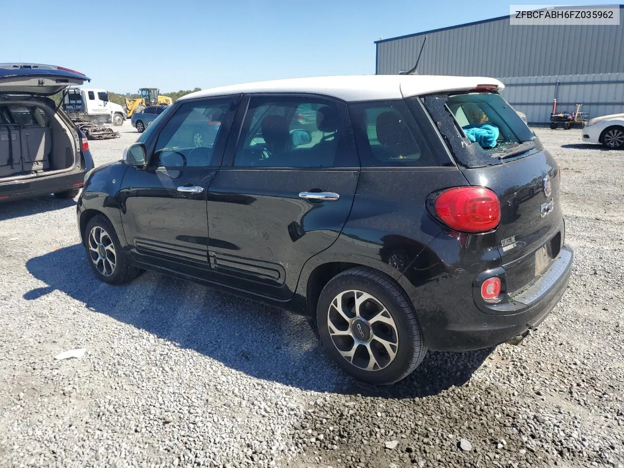 2015 Fiat 500L Easy VIN: ZFBCFABH6FZ035962 Lot: 75283774