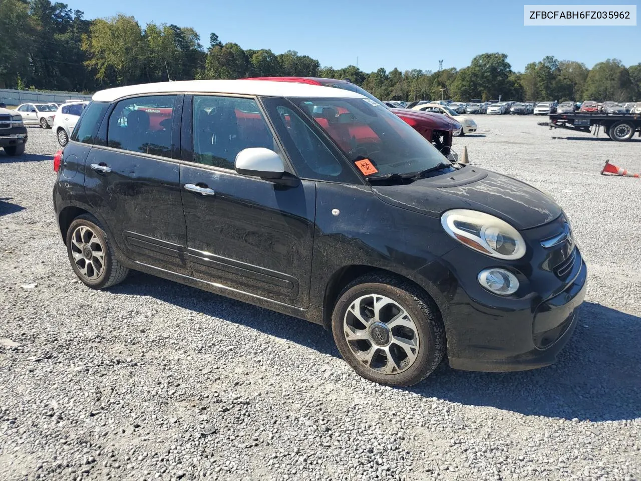 2015 Fiat 500L Easy VIN: ZFBCFABH6FZ035962 Lot: 75283774