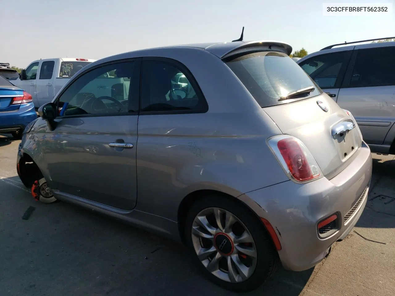 2015 Fiat 500 Sport VIN: 3C3CFFBR8FT562352 Lot: 75327554