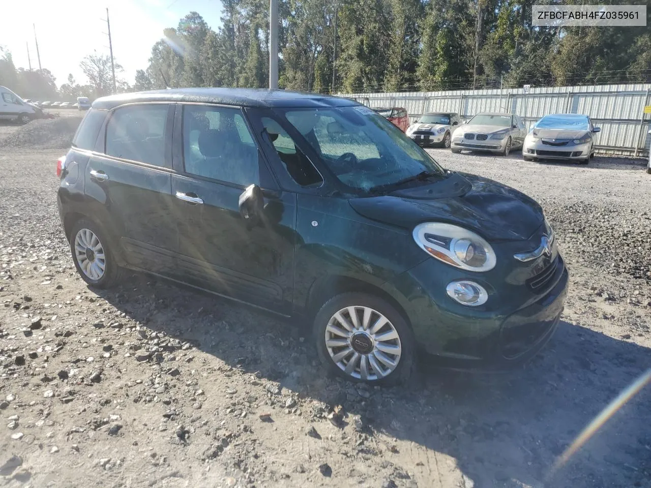 2015 Fiat 500L Easy VIN: ZFBCFABH4FZ035961 Lot: 75594384