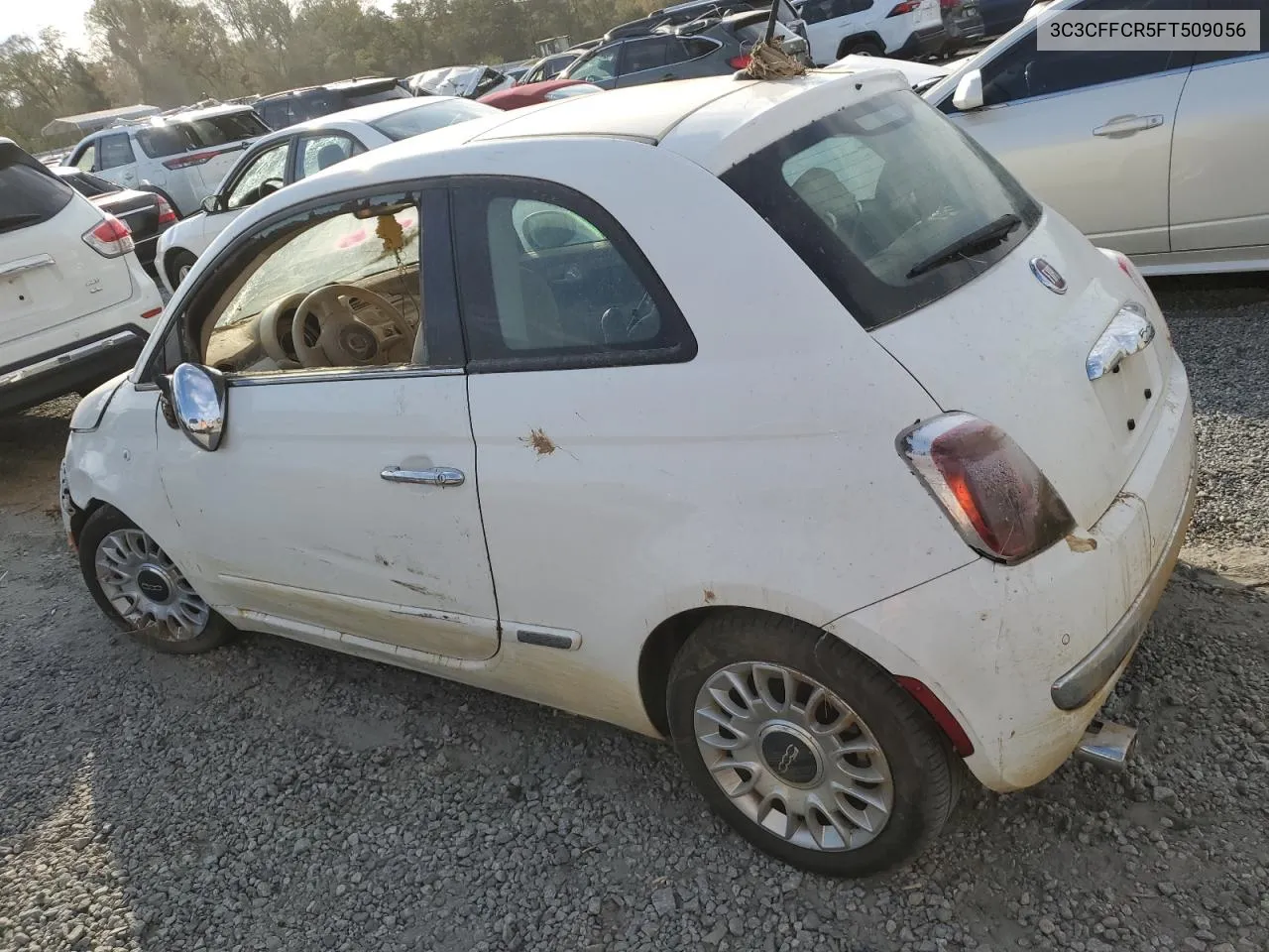 2015 Fiat 500 Lounge VIN: 3C3CFFCR5FT509056 Lot: 75990524