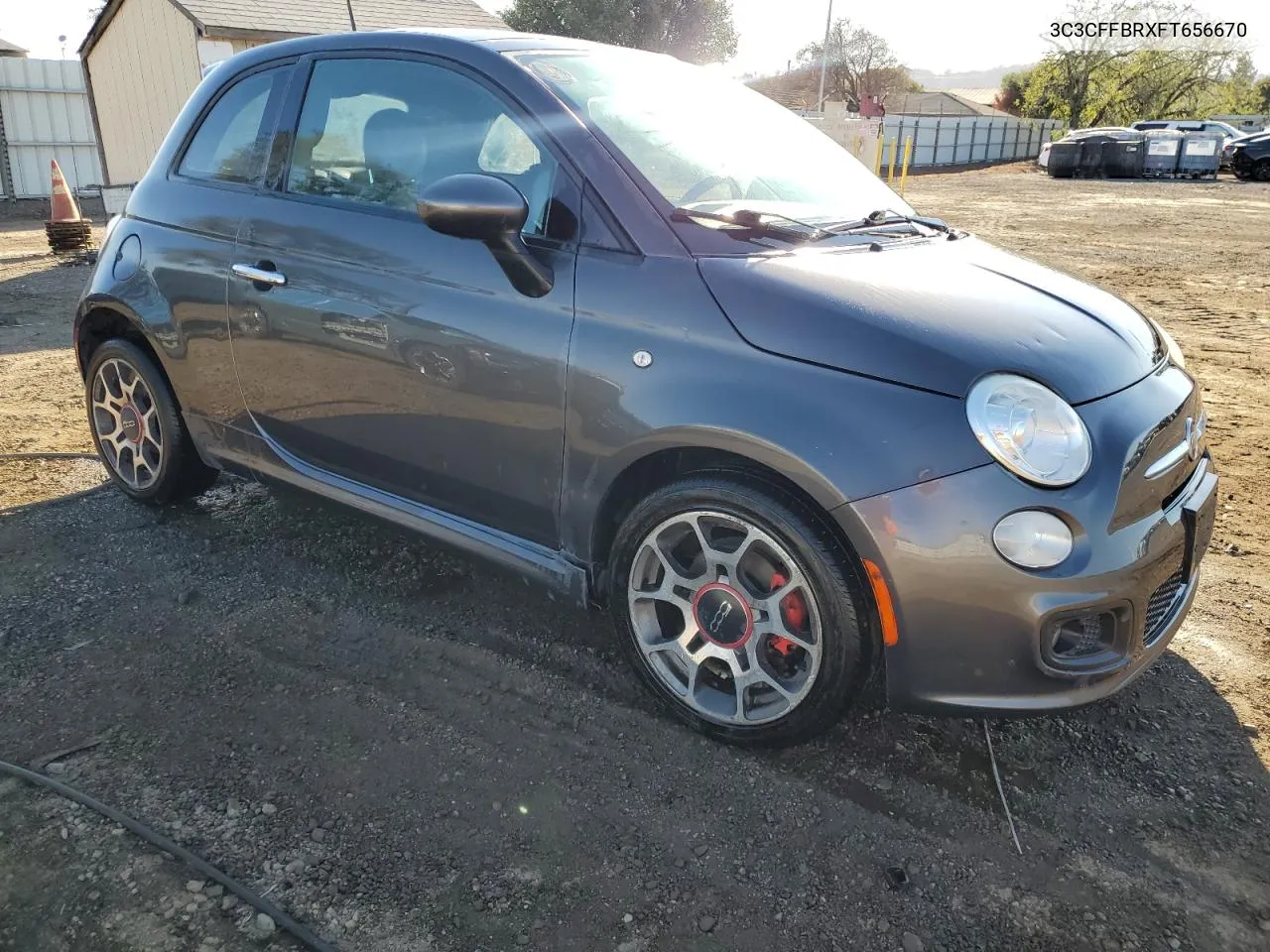 2015 Fiat 500 Sport VIN: 3C3CFFBRXFT656670 Lot: 76343004