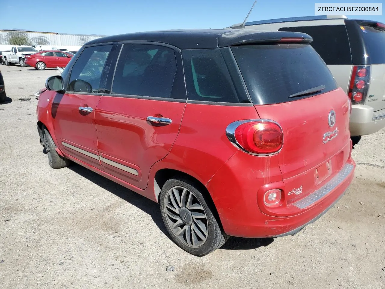 2015 Fiat 500L Lounge VIN: ZFBCFACH5FZ030864 Lot: 76831154