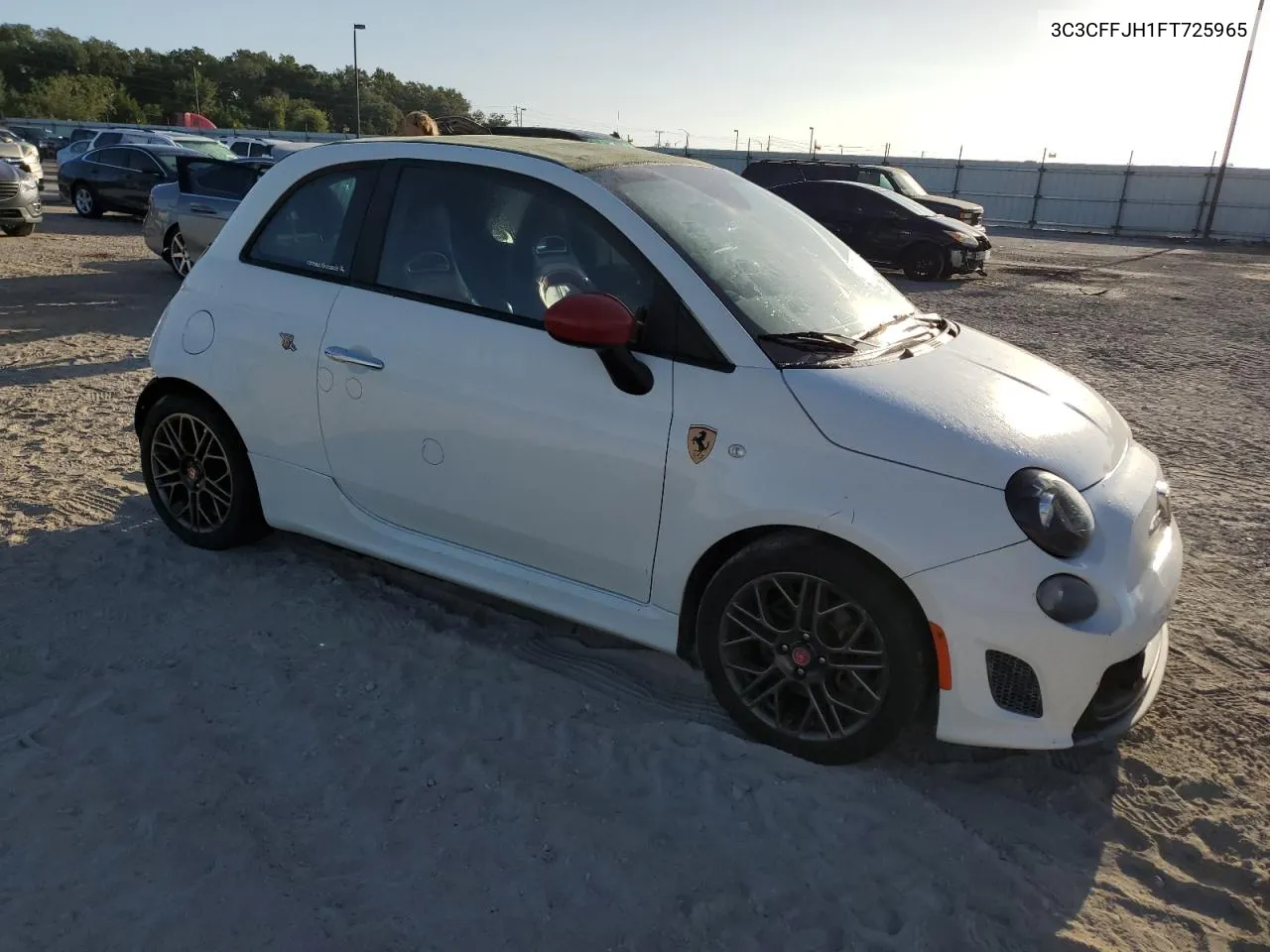 2015 Fiat 500 Abarth VIN: 3C3CFFJH1FT725965 Lot: 76895934