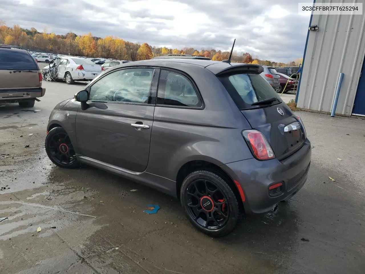 2015 Fiat 500 Sport VIN: 3C3CFFBR7FT625294 Lot: 77064644