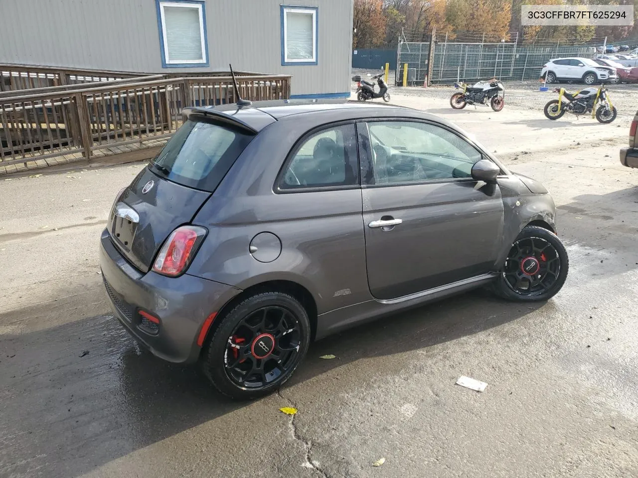 2015 Fiat 500 Sport VIN: 3C3CFFBR7FT625294 Lot: 77064644