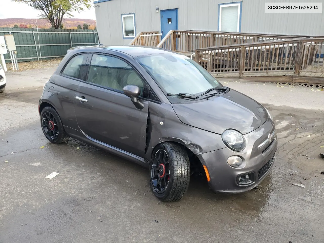 2015 Fiat 500 Sport VIN: 3C3CFFBR7FT625294 Lot: 77064644