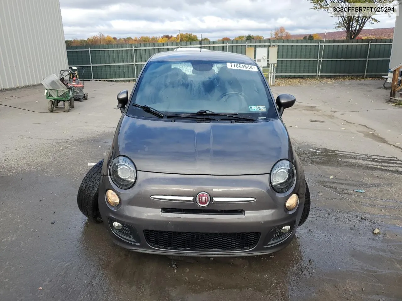 2015 Fiat 500 Sport VIN: 3C3CFFBR7FT625294 Lot: 77064644