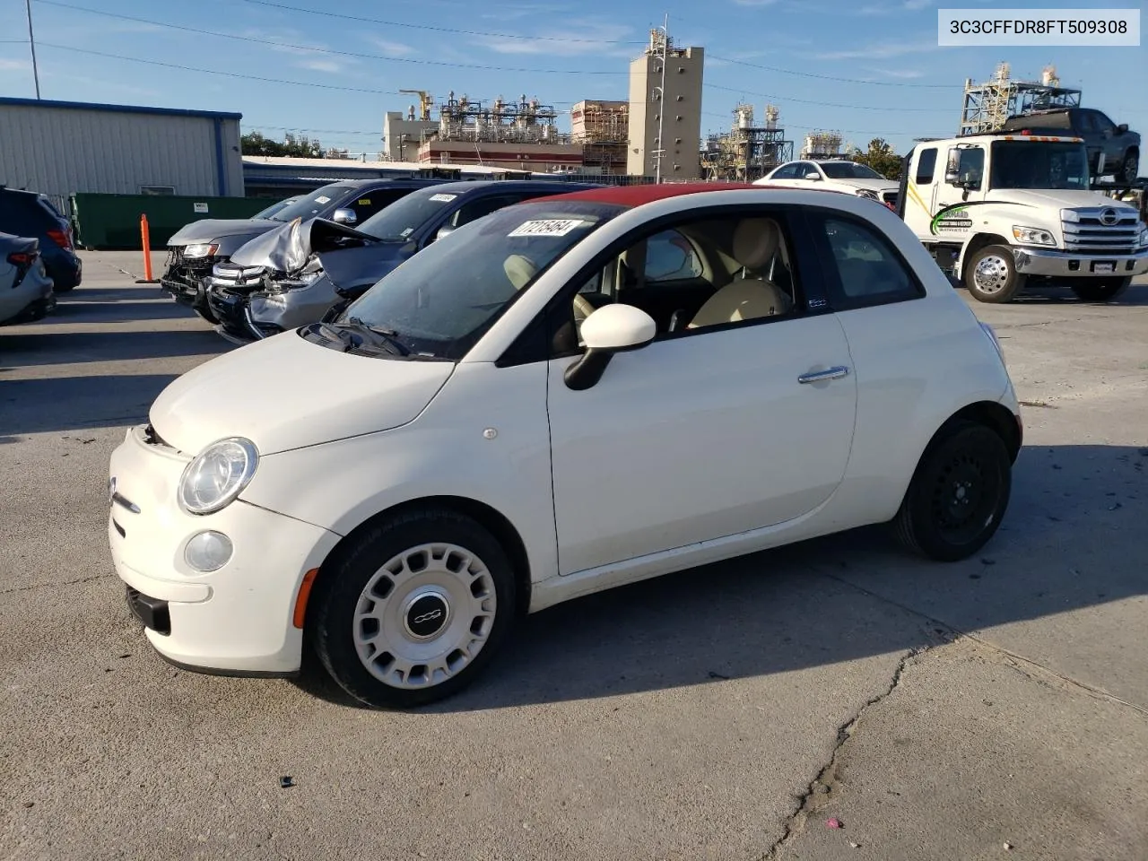 2015 Fiat 500 Pop VIN: 3C3CFFDR8FT509308 Lot: 77215464