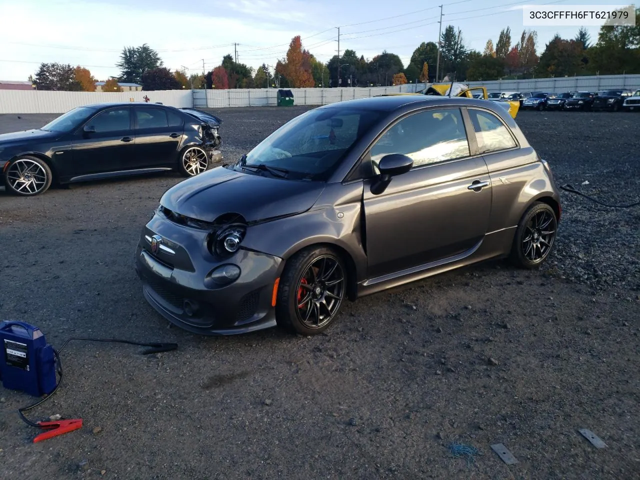 2015 Fiat 500 Abarth VIN: 3C3CFFFH6FT621979 Lot: 77711594