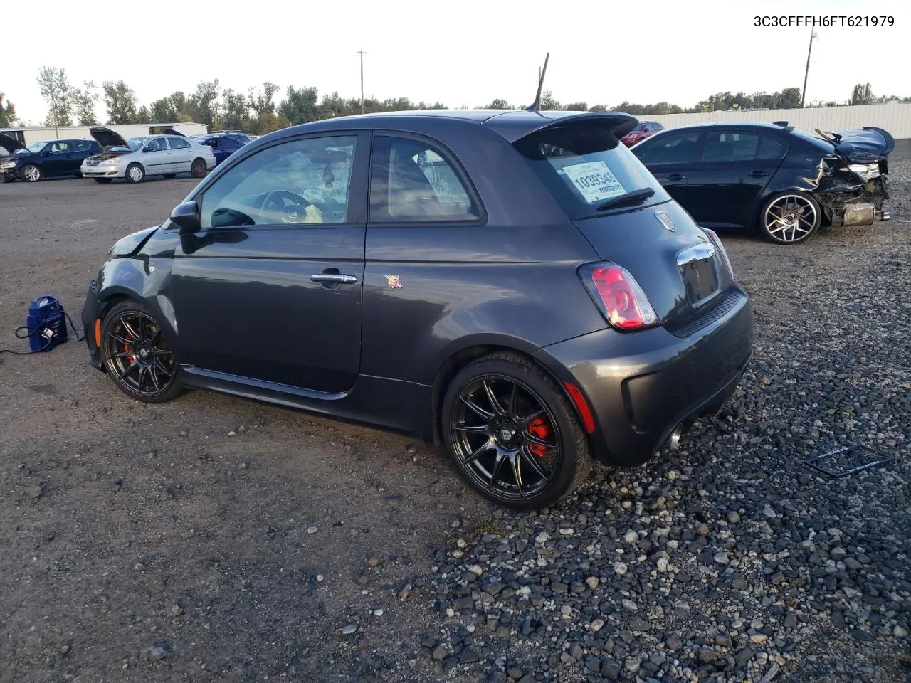 2015 Fiat 500 Abarth VIN: 3C3CFFFH6FT621979 Lot: 77711594