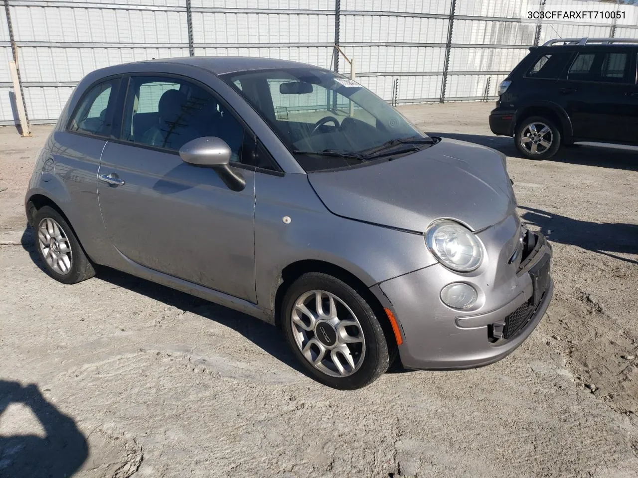 2015 Fiat 500 Pop VIN: 3C3CFFARXFT710051 Lot: 77758474