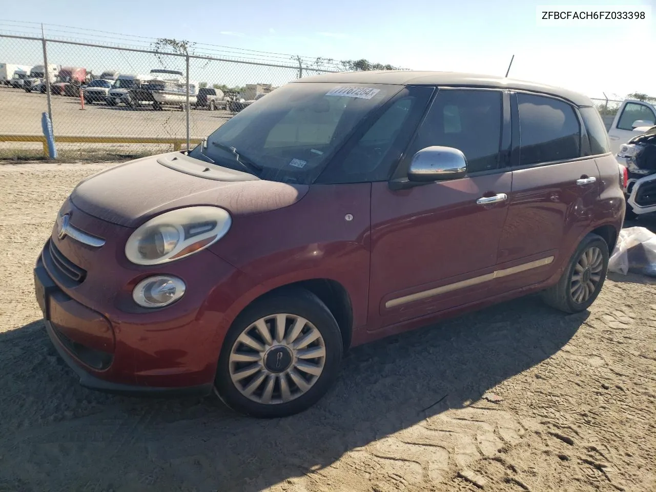 2015 Fiat 500L Lounge VIN: ZFBCFACH6FZ033398 Lot: 77767254