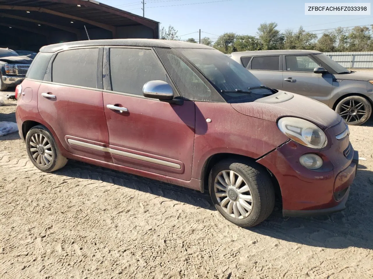 2015 Fiat 500L Lounge VIN: ZFBCFACH6FZ033398 Lot: 77767254