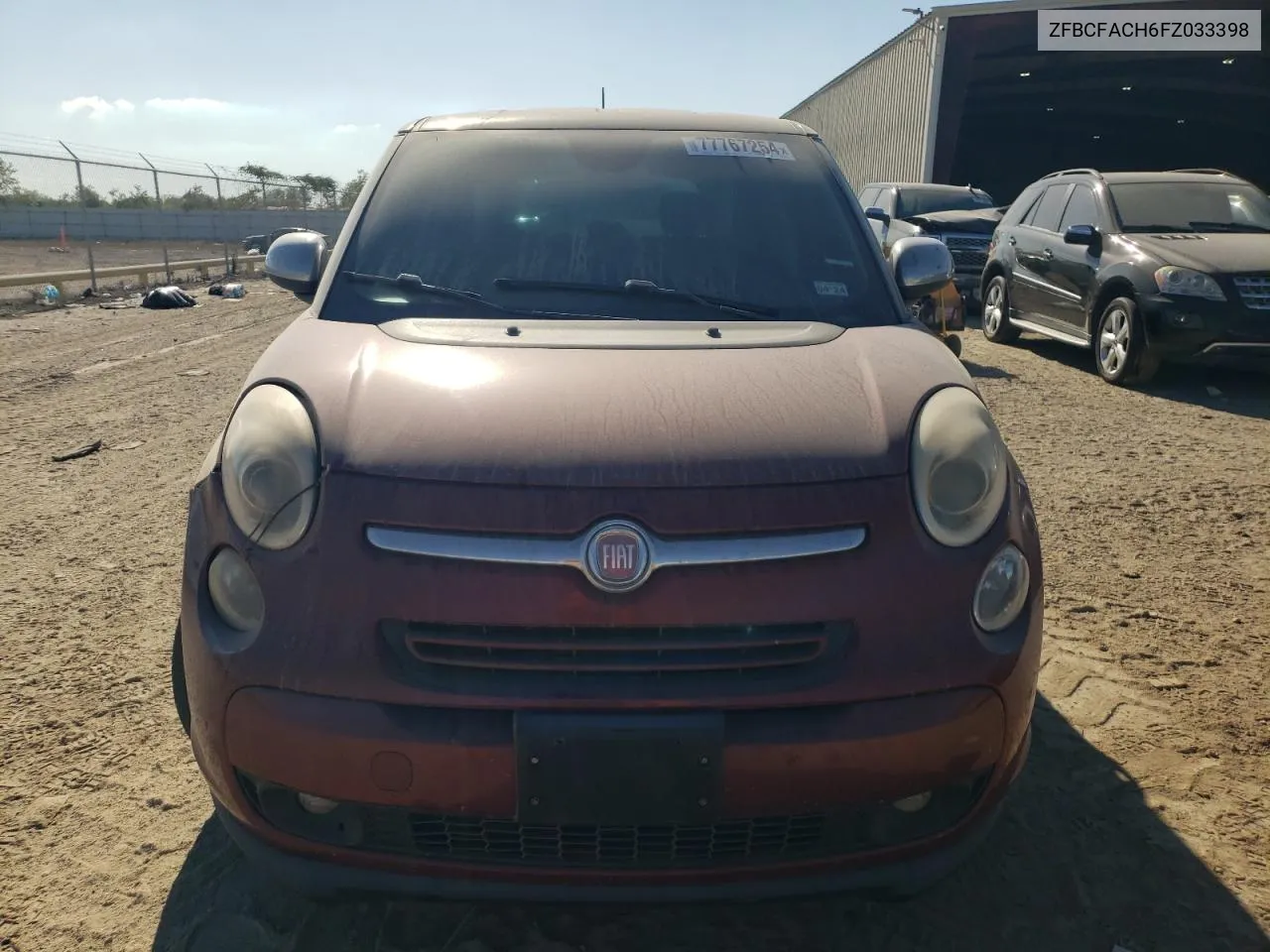 2015 Fiat 500L Lounge VIN: ZFBCFACH6FZ033398 Lot: 77767254