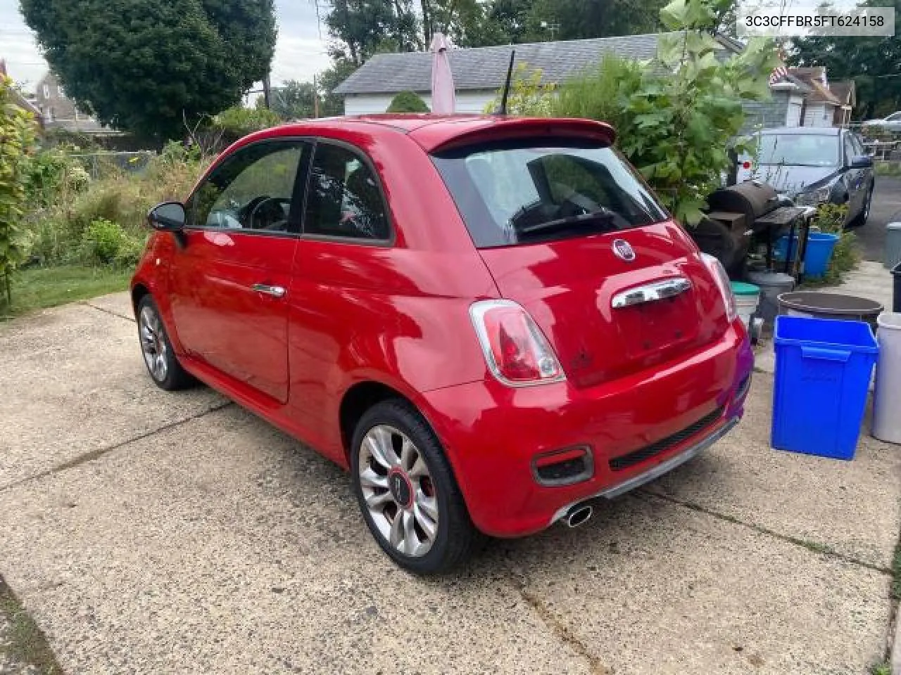 2015 Fiat 500 Sport VIN: 3C3CFFBR5FT624158 Lot: 78296474