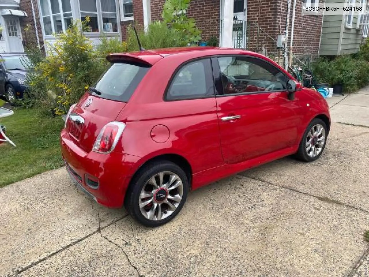 2015 Fiat 500 Sport VIN: 3C3CFFBR5FT624158 Lot: 78296474