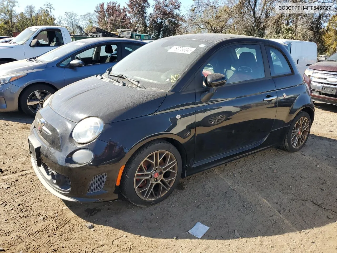 2015 Fiat 500 Abarth VIN: 3C3CFFFH4FT545727 Lot: 78375634