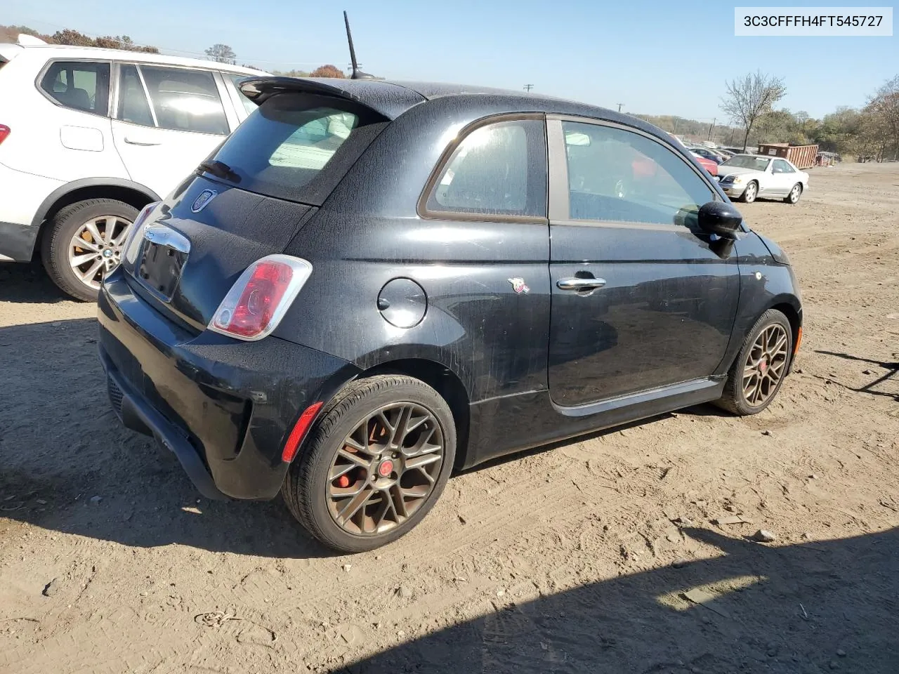 2015 Fiat 500 Abarth VIN: 3C3CFFFH4FT545727 Lot: 78375634