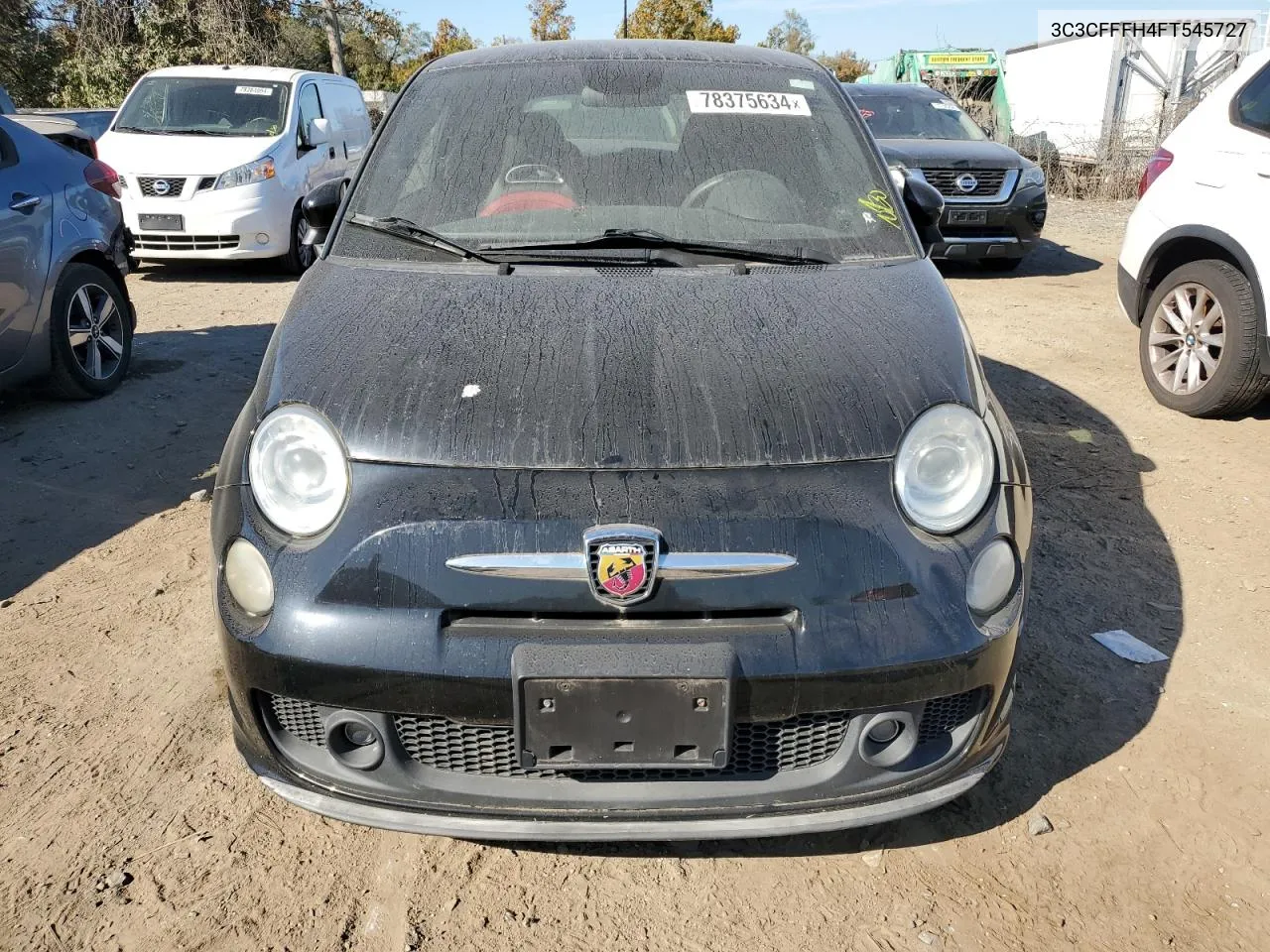 2015 Fiat 500 Abarth VIN: 3C3CFFFH4FT545727 Lot: 78375634