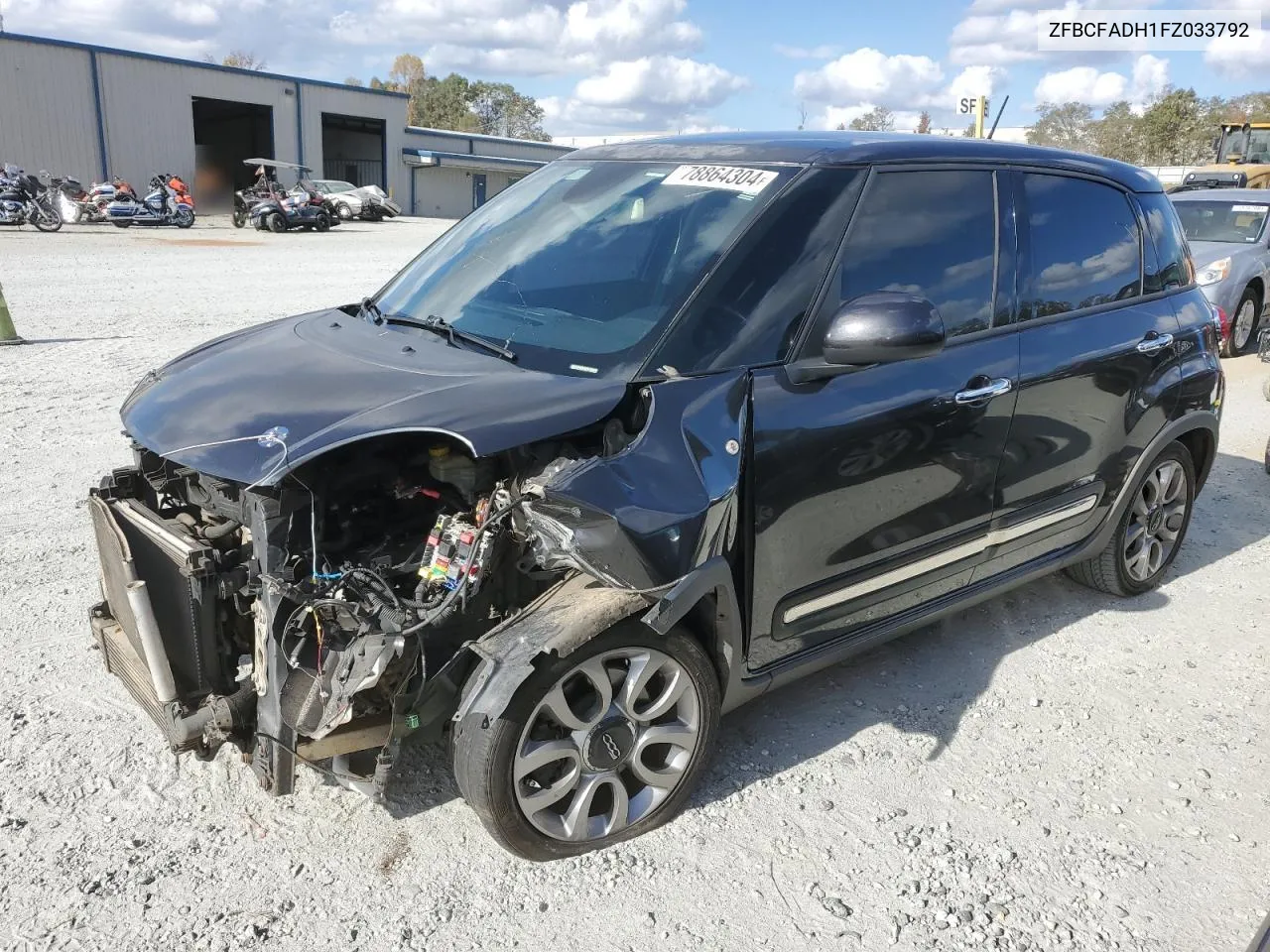 2015 Fiat 500L Trekking VIN: ZFBCFADH1FZ033792 Lot: 78864304