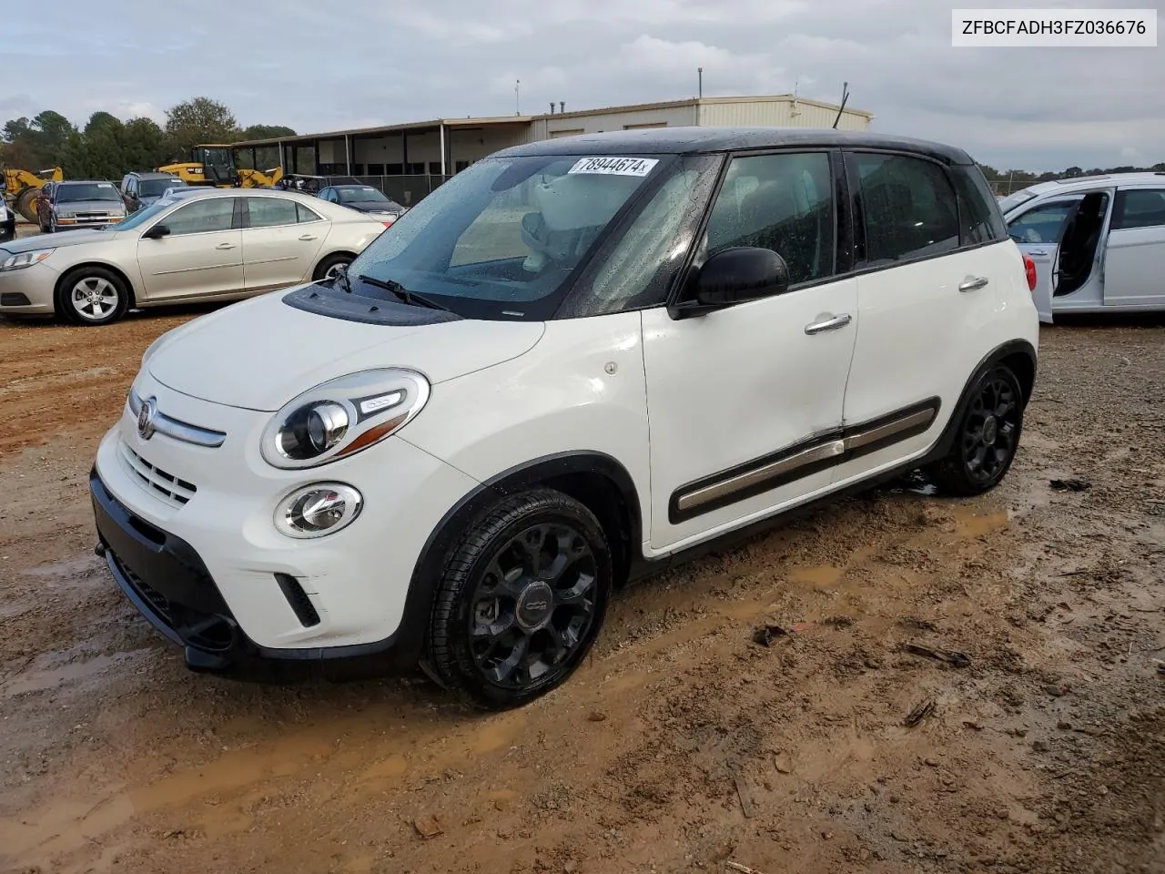 2015 Fiat 500L Trekking VIN: ZFBCFADH3FZ036676 Lot: 78944674