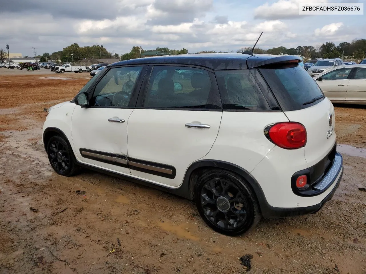 2015 Fiat 500L Trekking VIN: ZFBCFADH3FZ036676 Lot: 78944674