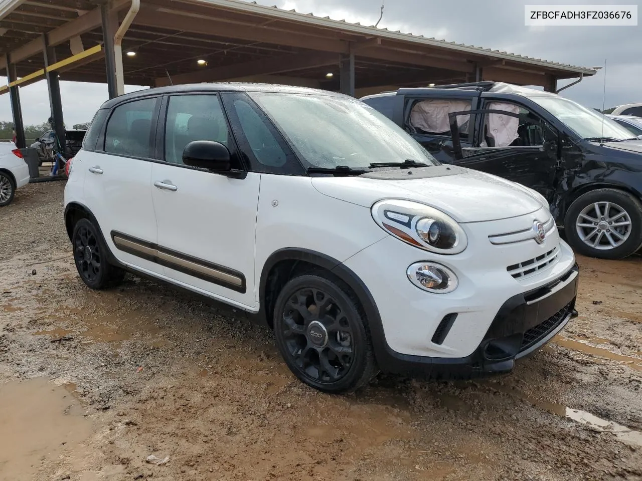 2015 Fiat 500L Trekking VIN: ZFBCFADH3FZ036676 Lot: 78944674