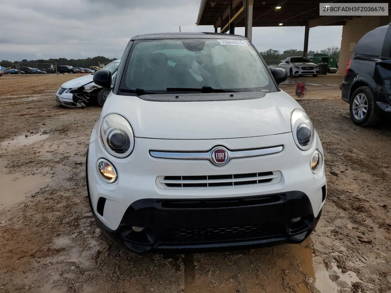 2015 Fiat 500L Trekking VIN: ZFBCFADH3FZ036676 Lot: 78944674