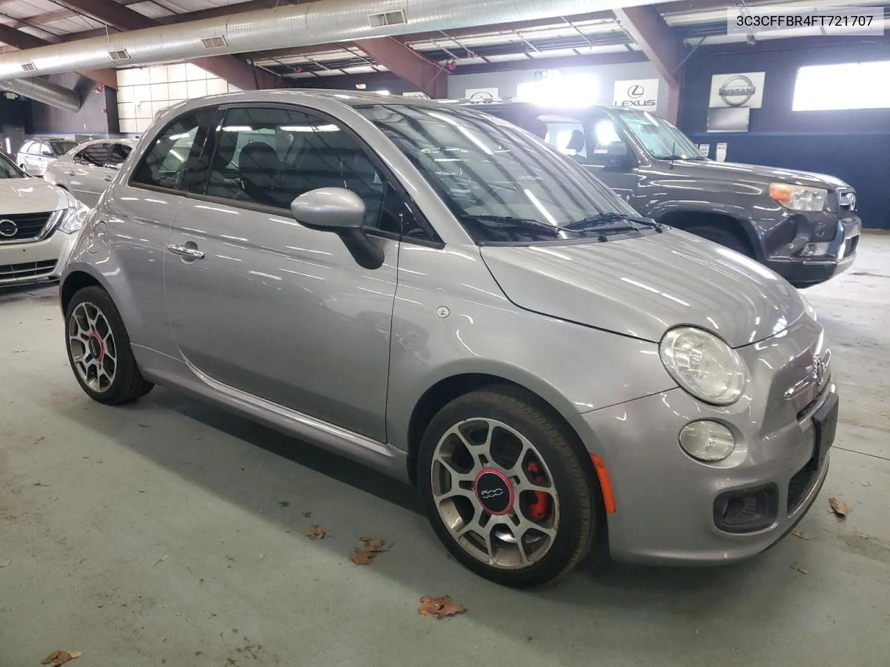 2015 Fiat 500 Sport VIN: 3C3CFFBR4FT721707 Lot: 80818314