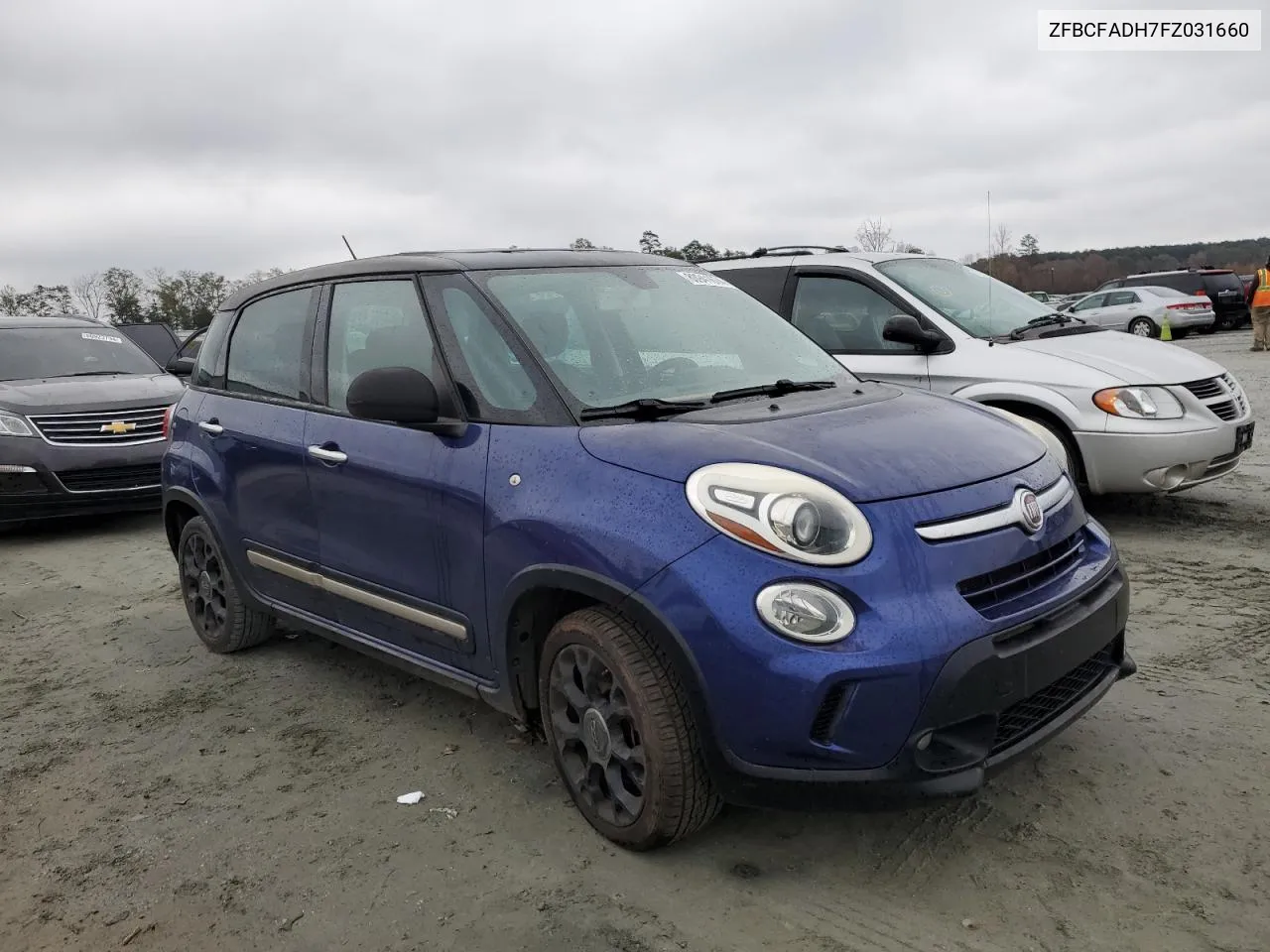 2015 Fiat 500L Trekking VIN: ZFBCFADH7FZ031660 Lot: 80941674