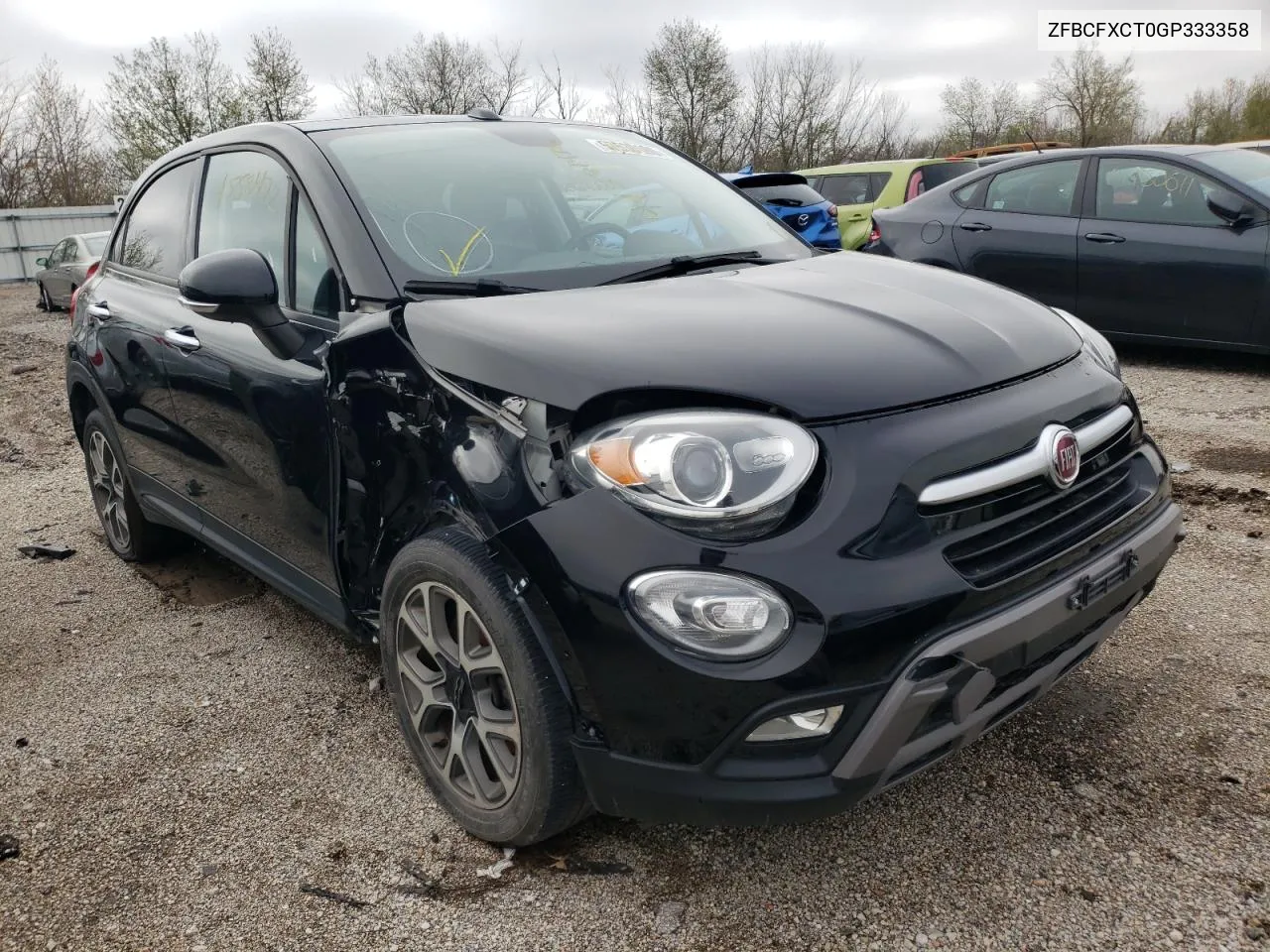 2016 Fiat 500X Trekking VIN: ZFBCFXCT0GP333358 Lot: 44581472