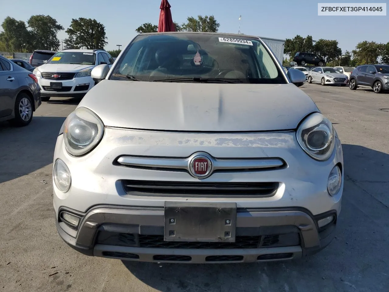 2016 Fiat 500X Trekking Plus VIN: ZFBCFXET3GP414045 Lot: 62859934