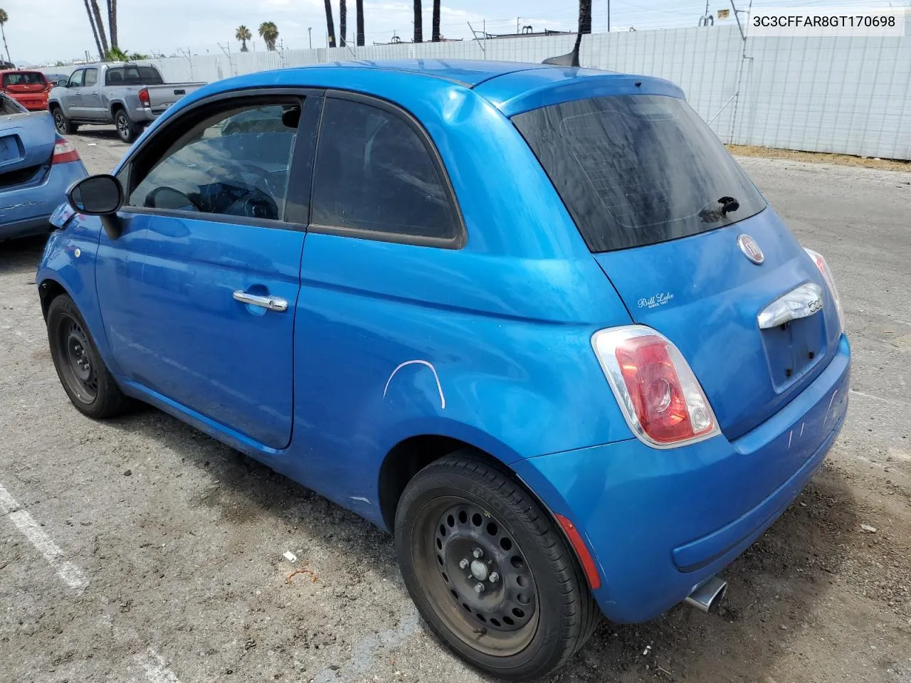 3C3CFFAR8GT170698 2016 Fiat 500 Pop