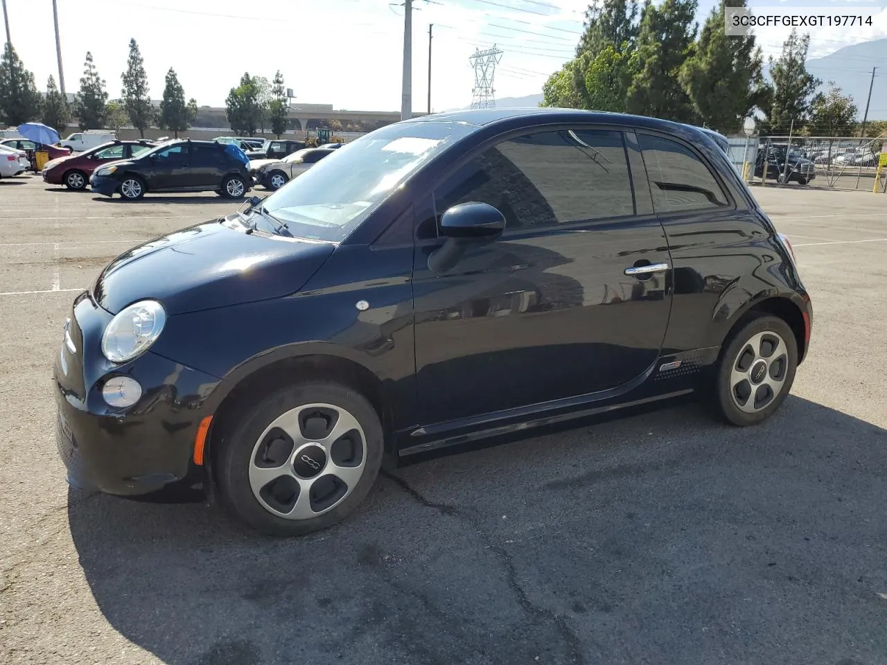 2016 Fiat 500 Electric VIN: 3C3CFFGEXGT197714 Lot: 64233644