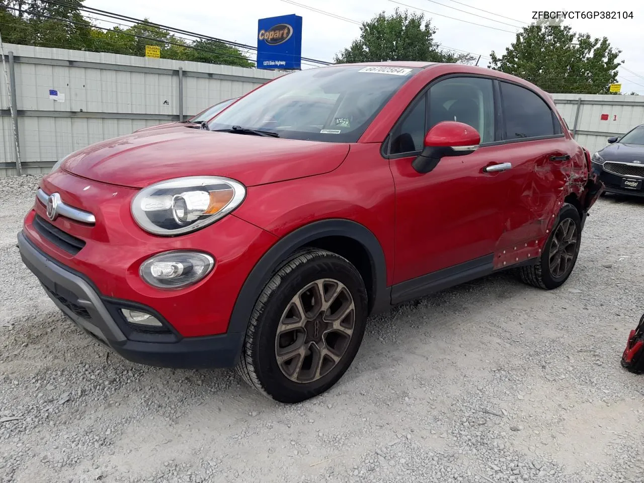 ZFBCFYCT6GP382104 2016 Fiat 500X Trekking